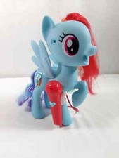 My Little Pony Rainbow Dash Karaoke Singing Toy With Microphone Works 