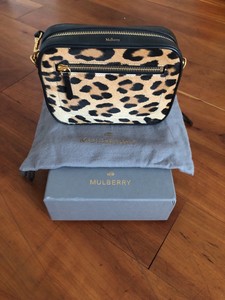 mulberry animal print bag
