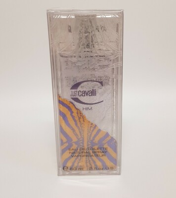 Roberto Cavalli Just Cavalli Him Eau de Toilette Spray 60ml Neu & OVP