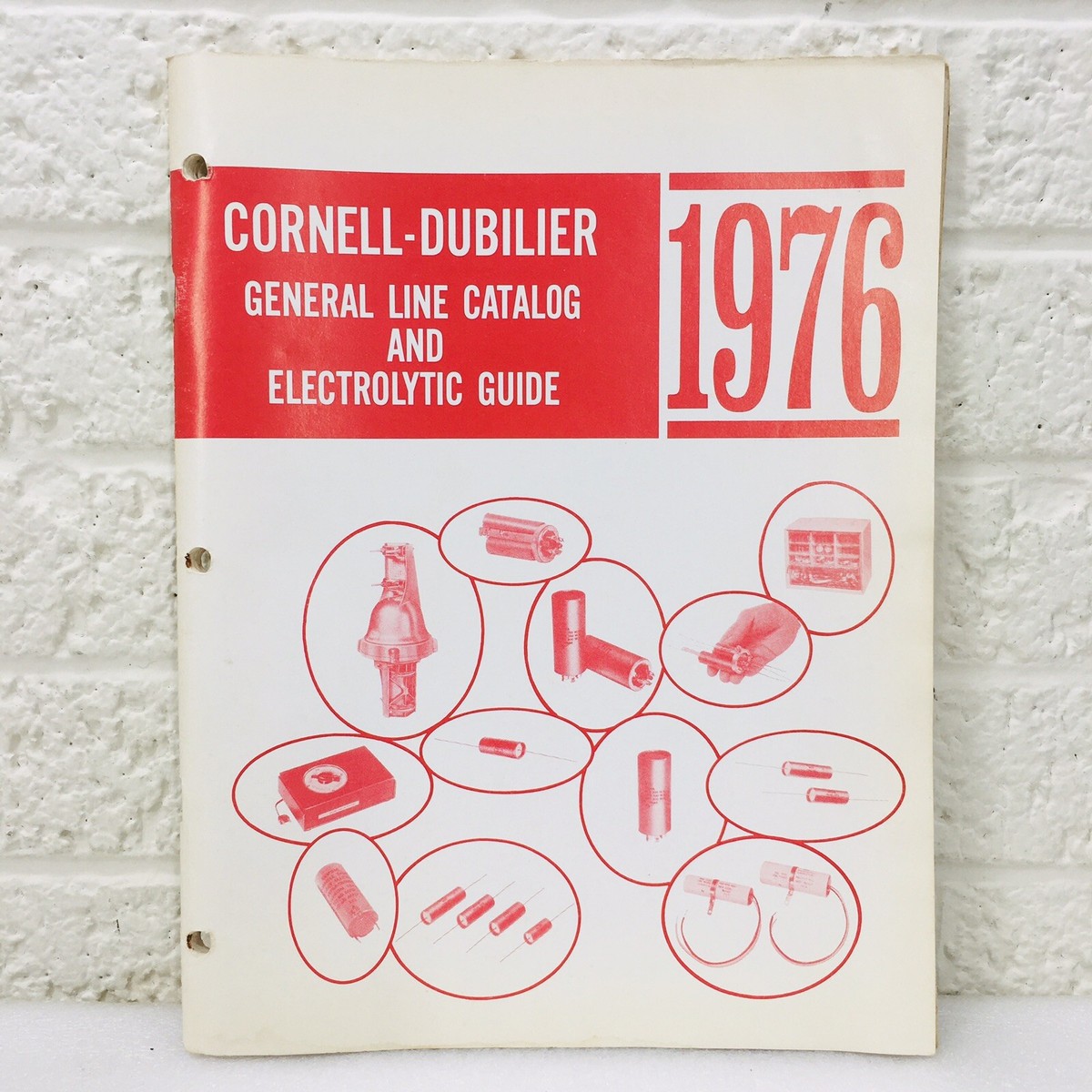 VTG 1976 Cornel Dubilier General Line Catalog Electrolytic Guide