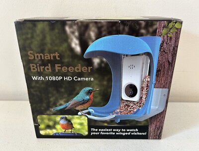 Smart Wi-Fi Bird Feeder With 1080 HD Camera & Mic, AI Bird Species Recognition