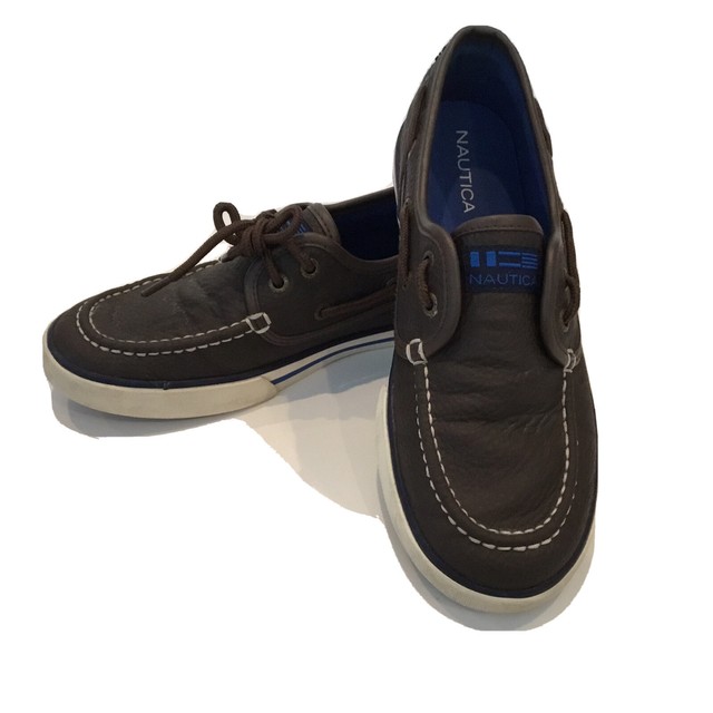 Nautica Brown Topsides Boat Deck Unisex Childs Shoes Size 4 eBay