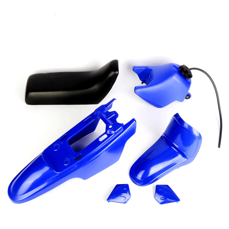 Yamaha Plastics Kit PW50 PY50 Motorcycle Full Complete Plastics Fairing Kit Blue - Image 2 of 4