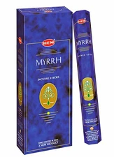 Hem MYRRH Incense Sticks Natural Rolled Fragrances Masala Agarbatti 120 Sticks