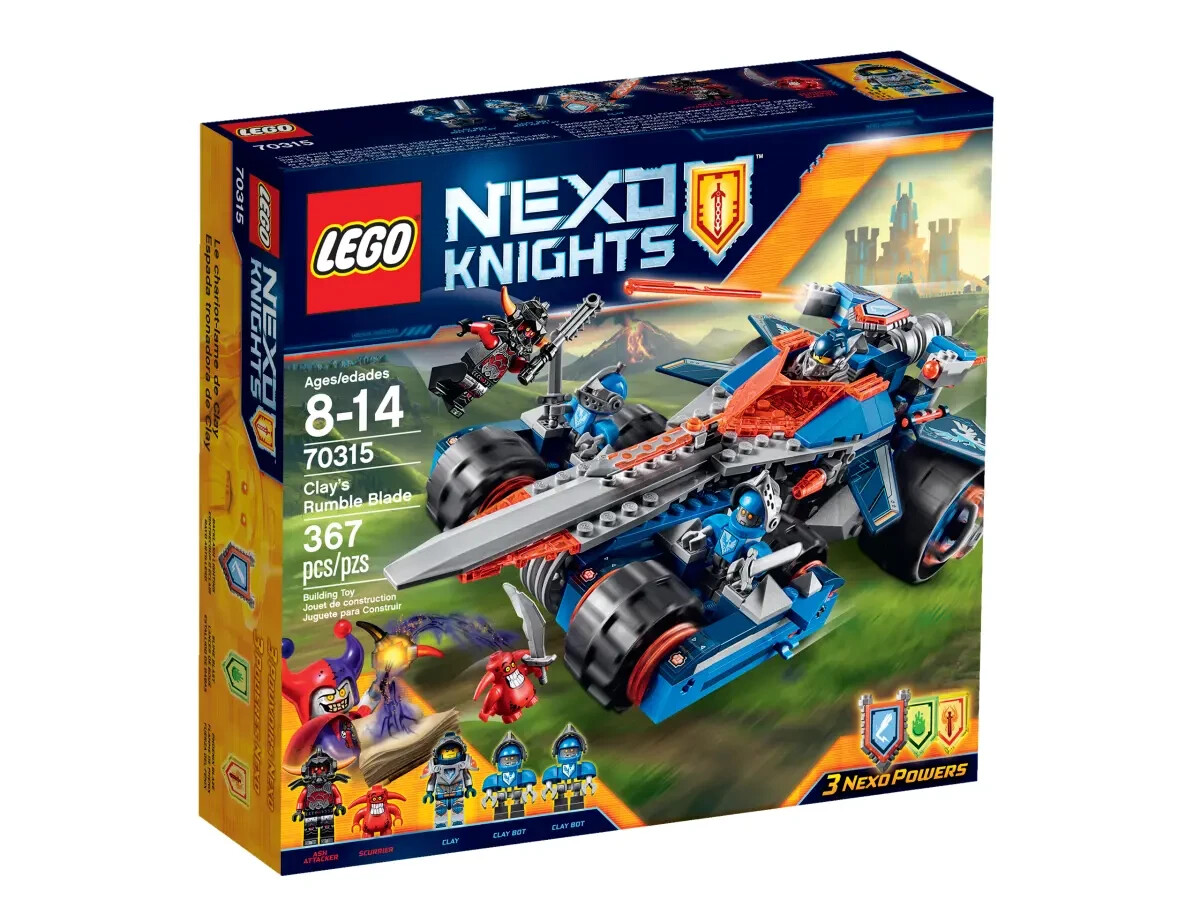 ローマ・コンスタンティノープル青銅セット Lego Clay's Rumble Blade 70315 NEXO KNIGHTS Minifigure Building