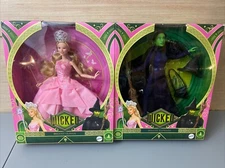 COLLECTIBLE Mattel Wicked Movie Glinda Elphaba DELUXE Doll Set - URL MISPRINT