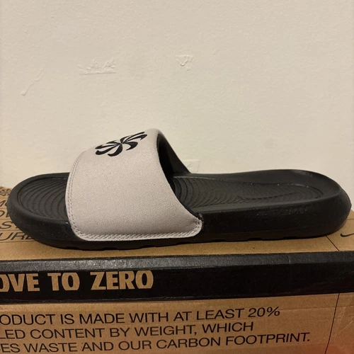 NIKE VICTORY ONE NN SANDALI SLIDE UOMO Grigio Tg 7 Nuovi