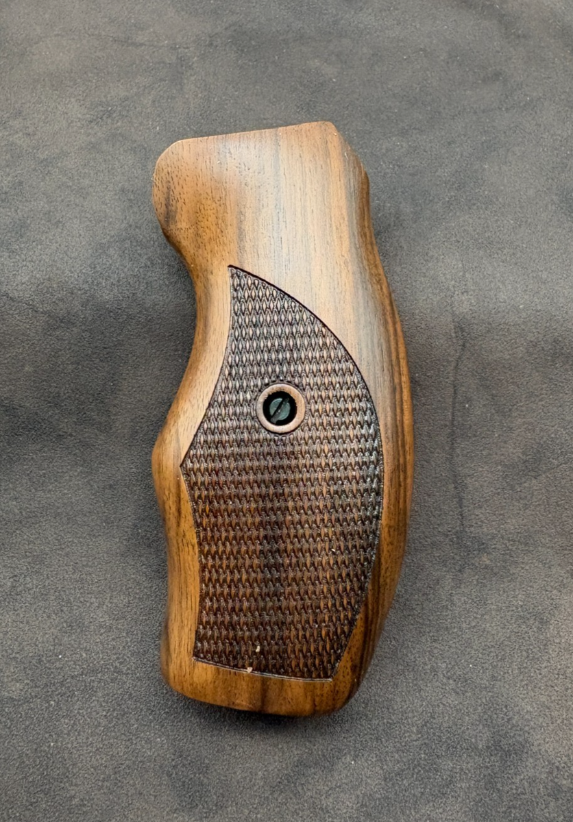 Extended Walnut Wood Grips for Rock Island M206 & Armscor M200 | eBay