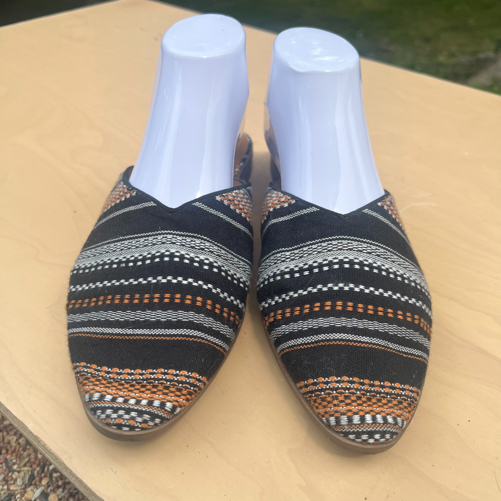 Universal Thread Multicolor Striped Print Slip On… - image 3