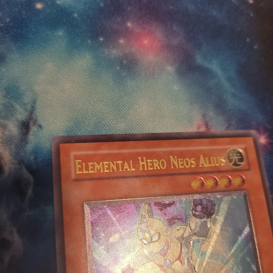 Yugioh! LP Elemental Hero Neos Alius - TAEV-EN018 - Ultimate Rare - 1st Edition  - Image 3 of 4