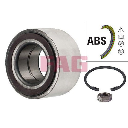 Radlagersatz Schaeffler FAG 713 6405 00 FüR CitroëN Peugeot Hinterachse-image