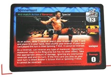 WWF RAW DEAL SPINNEROONI Promo Card 17/PR CCG 2002 Unique WWE Comic Images