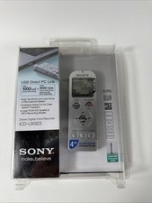 Sony Stereo Digital Voice Recorder ICD-UX523 4GB Brand New Sealed Silver