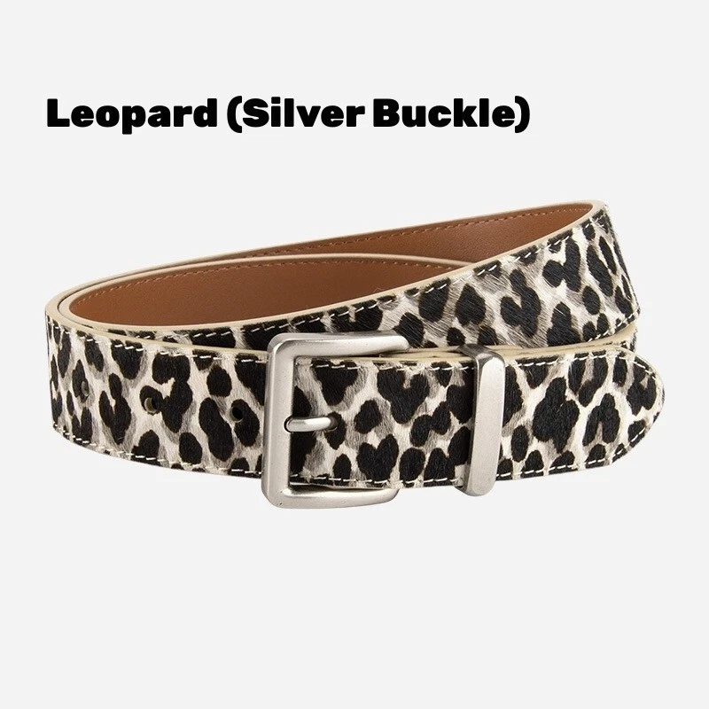 Animal Print Leopard Silver Belts for Women for sale | eBay display picture 3