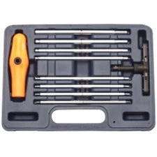 Vim BHI100 10 PIece Extra Long SAE Ball Hex Ratcheting T-Handle Set