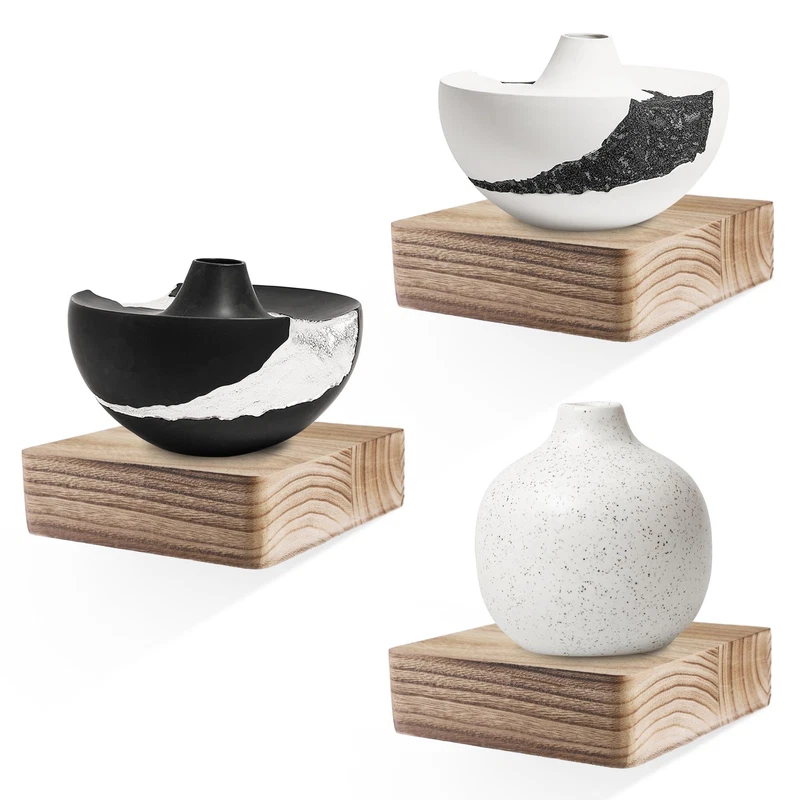 Niubest Small Floating Shelfset Of 6 Inch Display Ledges For Wallmini