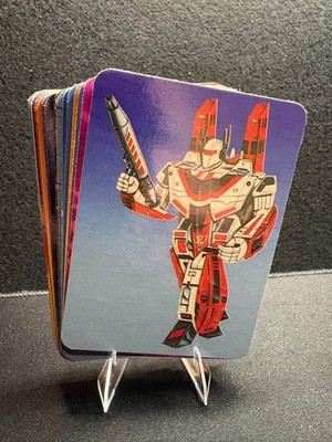 1985 Original Series 1 TRANSFORMERS Collector Cards *YOU PICK* COMPLETE YOUR SET