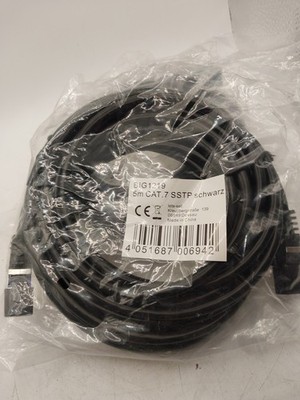 CAT.7 SSTP 5m schwarz neu