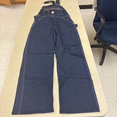 NWT Pointer Brand Overalls Men's 32x34 Denim Bibs USA LC King DeadStock NOS USA