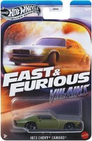 Fast Furious Villains Modell Auto 1973 Chevy Camaro 1:64 8Cm Hot Wheels JBY37