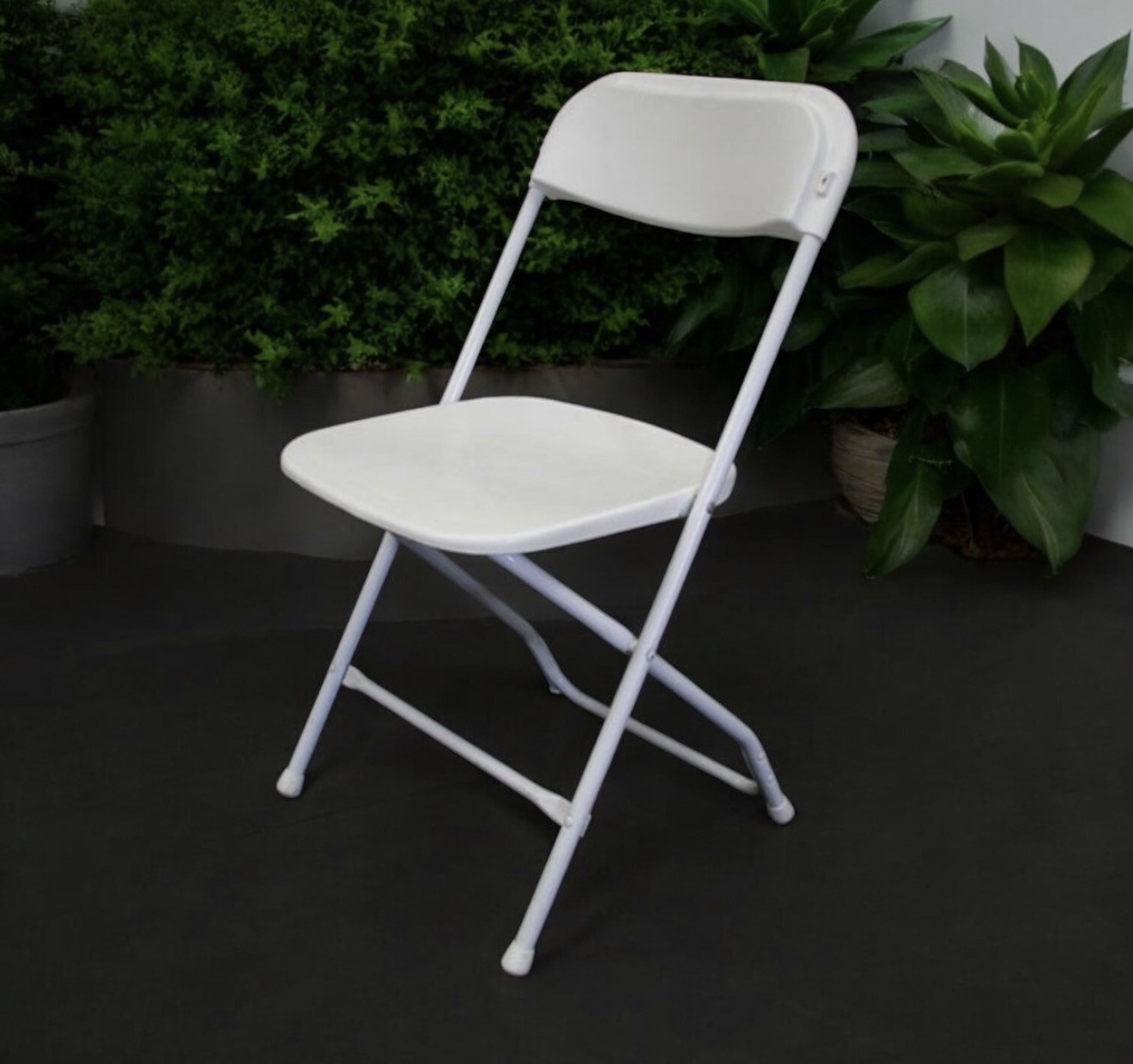 White Folding Chairs, Concert Seating, Event Seating, White Chairs X30