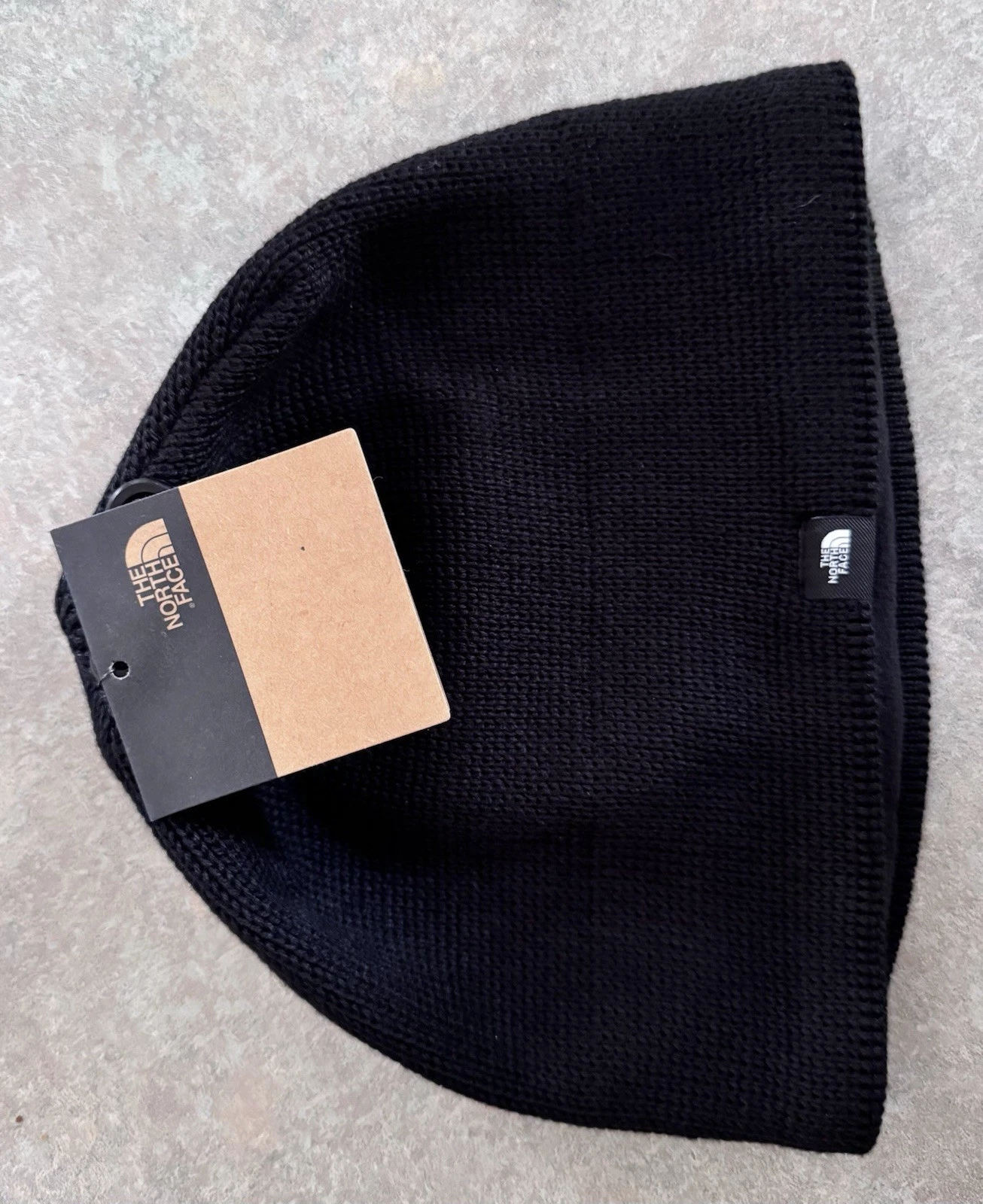 The North Face Ribbed Beanie Black - New With Tags One Size Fits All