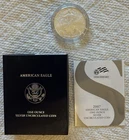 2007-W Proof Silver $1 American Eagle 1oz Coin with Box and COA