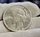 1925 US Peace Silver Dollar $1 AU