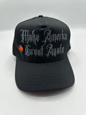 Cali Fame Make America Great Again Black Men Adult Baseball Cap Hat One Size