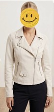 C & A Damen Jacke Bikerjacke Beige Gr. XS wie...
