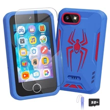 Kids Smart Phone, Spider Toys Phone for Boys 3 4 5 6 7 8 Years Old, Dual Came...