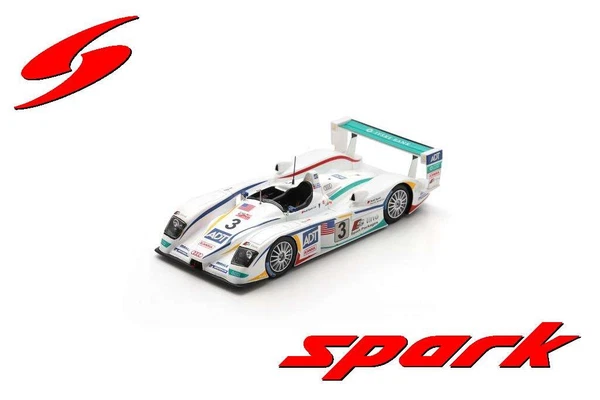 Spark 43LM05 1/43 Audi R8 No.3 Champion Rennen Gewinner Le Mans 24H 2005 Modell-image