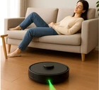 ROBOT ASPIRAPOLVERE LAVA PAVIMENTI PER PULIZIA 5 IN 1 LUCIDA DISINFETTA LUCE UV