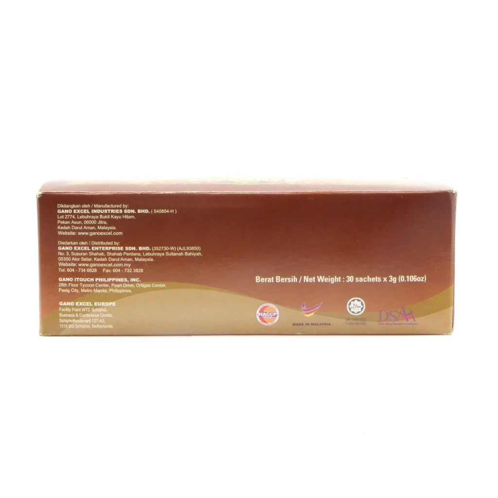 5 x Ganocafe Classic Gano Excel Ganoderma Lucidum Coffee – 30 Sachets Each