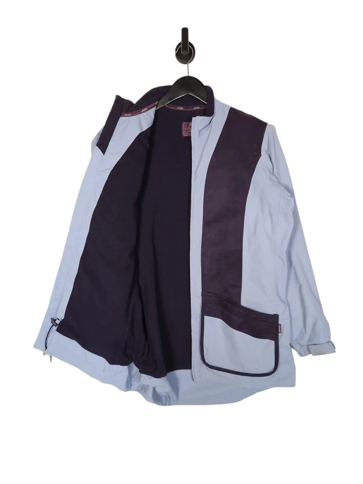Chaqueta de tiro deportiva Musto para mujer talla 12 forrada de lana azul Foto 3 de 4