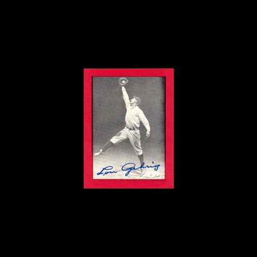 1977 Shakey's Pizza Lou Gehrig #10 - New York Yankees - RARE - Gem Mint