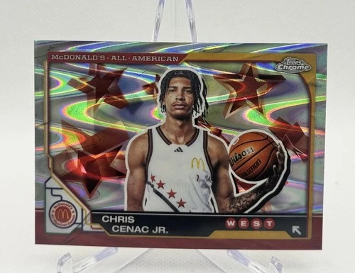2025 Topps Chrome Mcdonald's All American - Chris Cenac Jr. #49 RayWave...