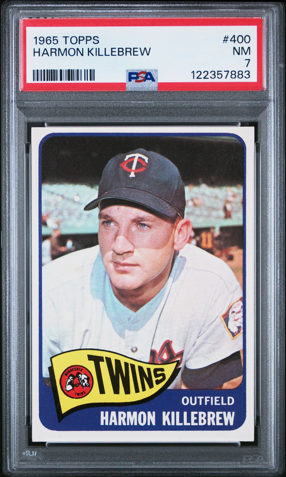 1965 TOPPS #400 HARMON KILLEBREW PSA 7