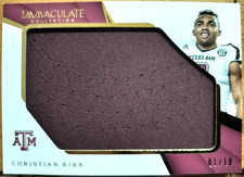 2018 Immaculate Collection Collegiate Christian Kirk Jumbo Material /10 #8