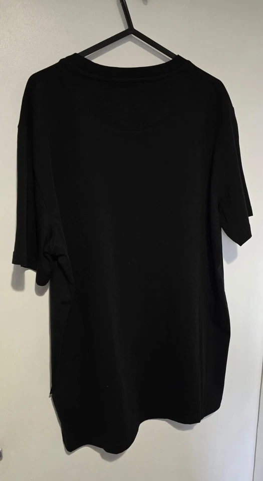 Camiseta Aquascutum London Signature Logo Azul Marino Negra Talla Grande S PVP £80 Foto 4 de 4