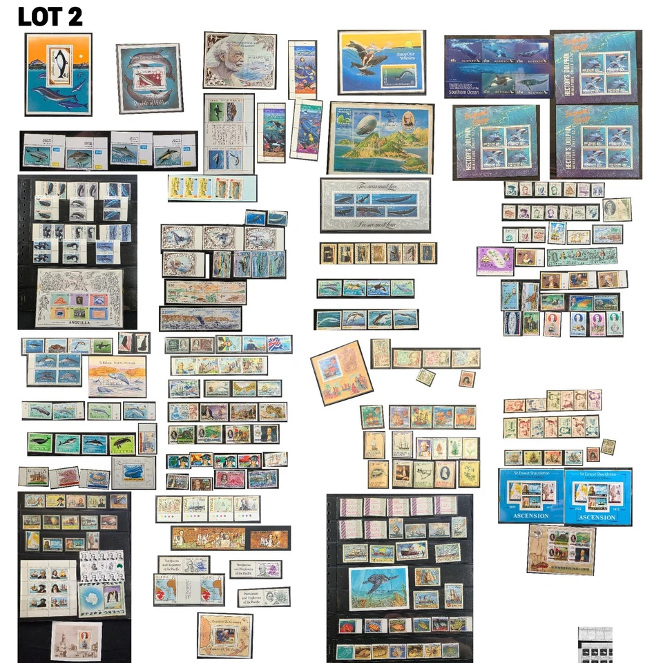 Huge Polar & Worldwide Stamp Collection MNH – 9 Lots – 3,200+ STAMPS LISTED - Image 2 of 4