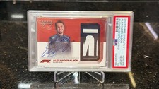 2022 TOPPS Dynasty F1  Alexander Albon DAP-AA - Autograph Patch Red /5 PSA10