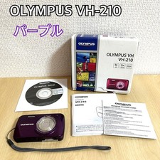 Working Condition OLYMPUS VH 210 Purple with Box Compact Digital Camera