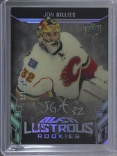 2017-18 SPx UD Black Lustrous Rookies Auto 62/175 Jon Gillies #LR-JG Auto 4kz