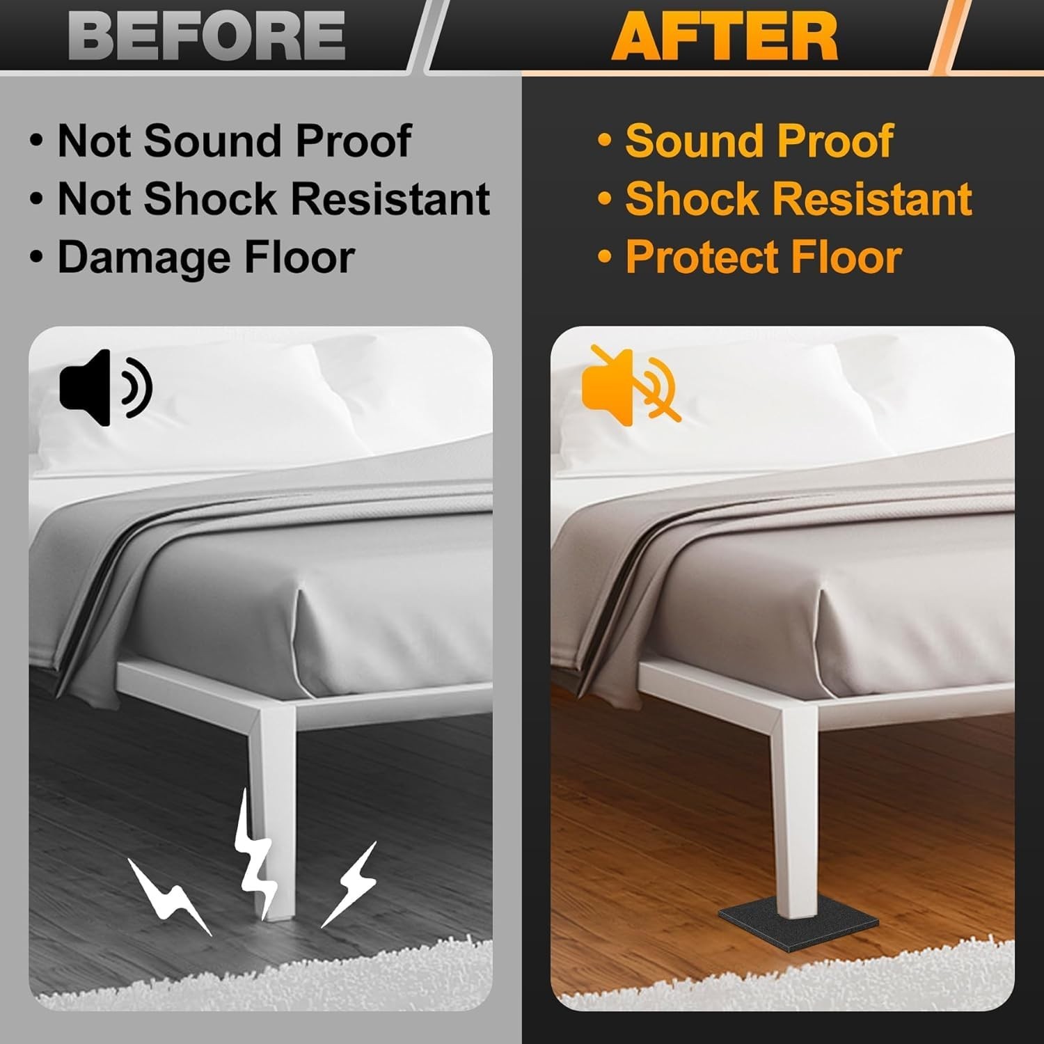 MYFAMIREA 8 PCS Adhesive Foam Padding Sheets Closed Cell Self Adhesive Sticky Fo