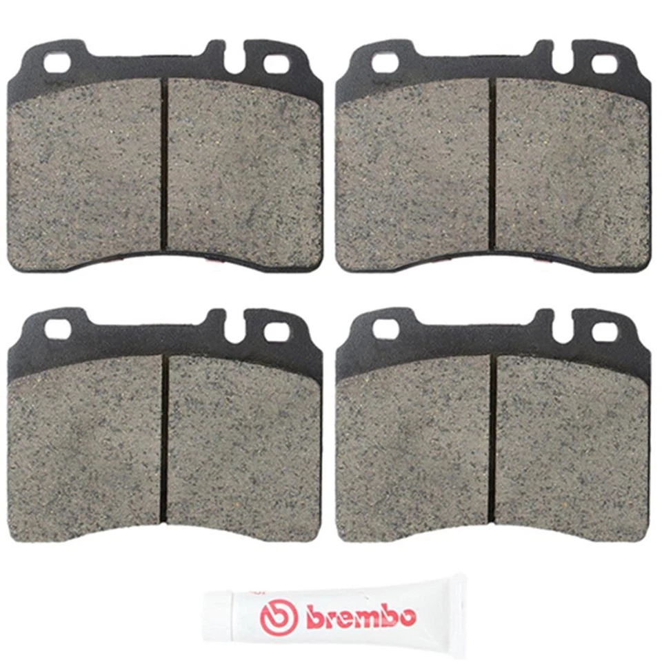 Kit de rotores de freio dianteiro e pastilhas de cerâmica Brembo para 1990-1993 Mercedes-Benz 300SL - Imagem 4 de 4