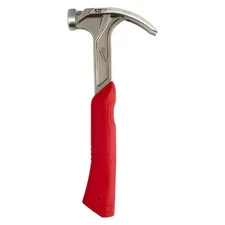 Milwaukee Tool 48-22-9019 12Oz Smooth Face Hybrid Claw Finish Hammer