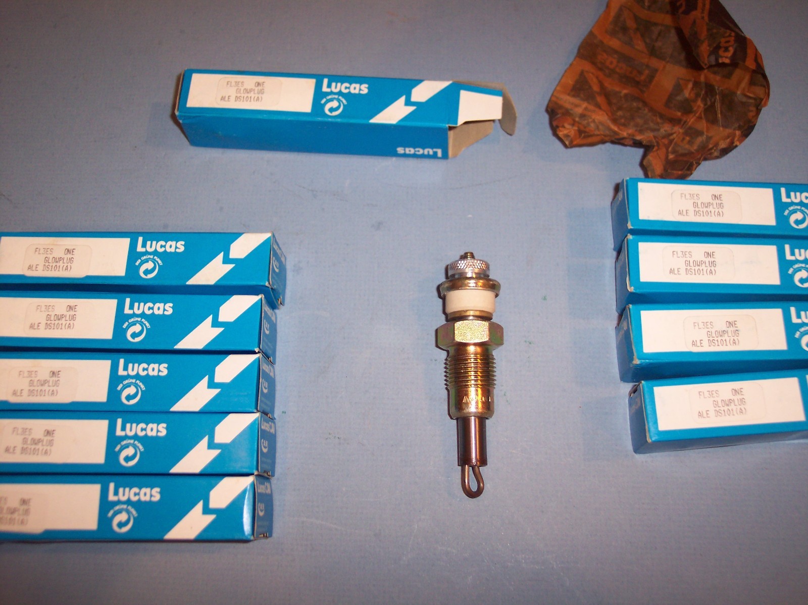 Lucas CAV Glow Plug Lot of 10 Plugs DS101A FL3ES New Older Stock