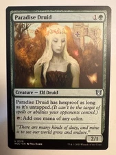 Paradise Druid x1 - Commander: Wilds of Eldraine - NM-Mint, English - Commander: