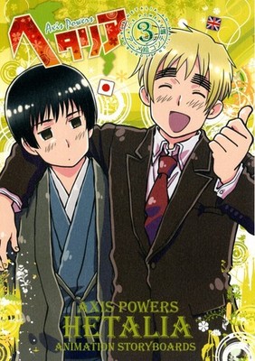 Hetalia Axis Powers Animation Storyboards Collection 3 Illustration Book JAPAN